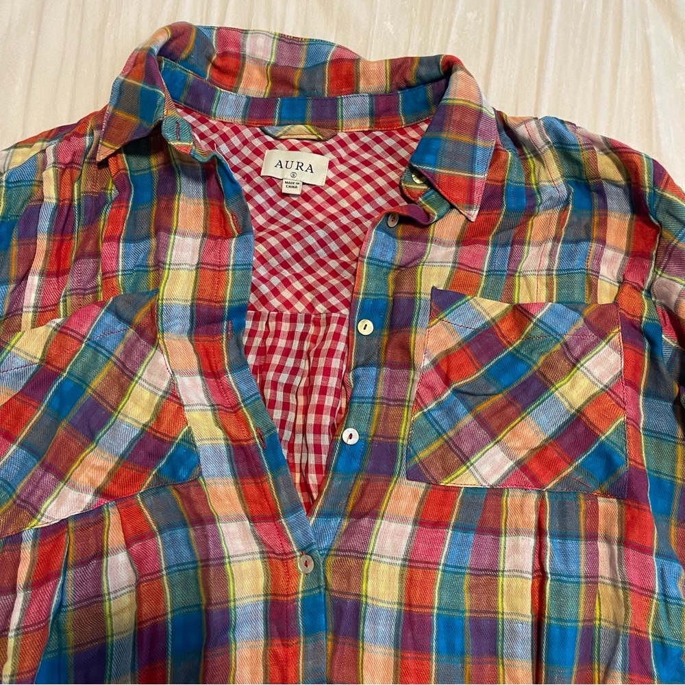 Red Dress button down tunic - Picture 2 of 2